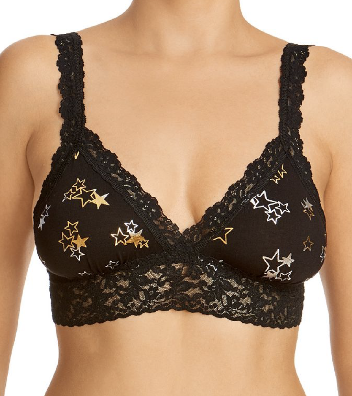 Hanky Panky Star Trix Crossover Bralette, Small