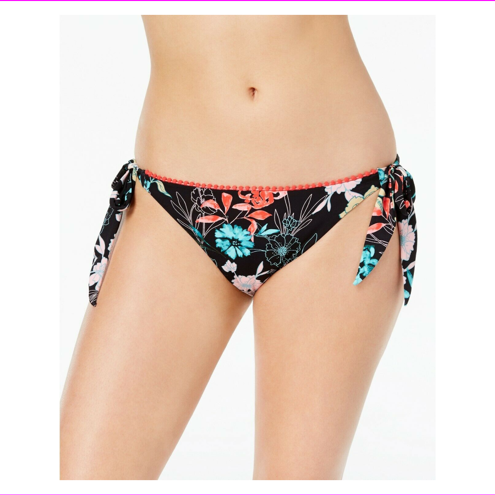 Bar III Side-Tie Gardenia Women's Bikini Bottoms