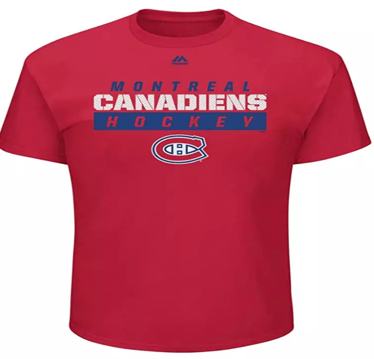 NHL Montreal Canadiens Game Misconduct Short Sleeve Crew Neck Tee, Medium