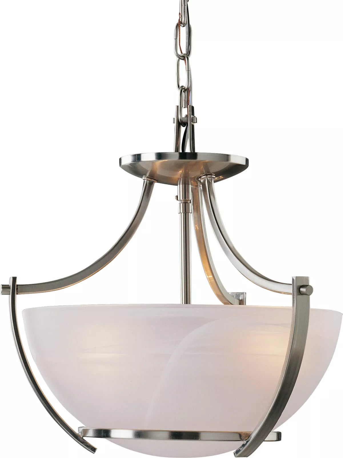 Volume Lighting V4833 Durango 3 Light 14 Wide Pendant Brushed Nickel