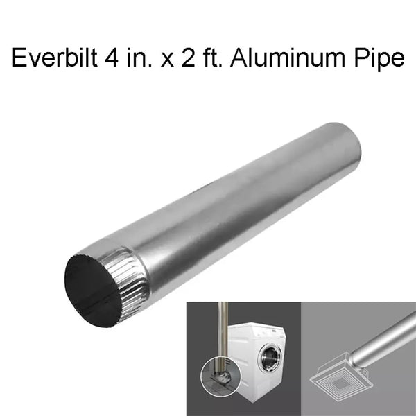 lot of 10 Everbilt 4 in. X 2 Ft. Aluminum Pipe