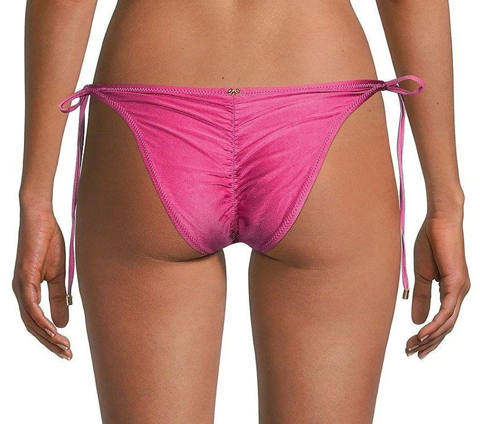 Pq Swim Ruched Side Tie Bikini Bottom