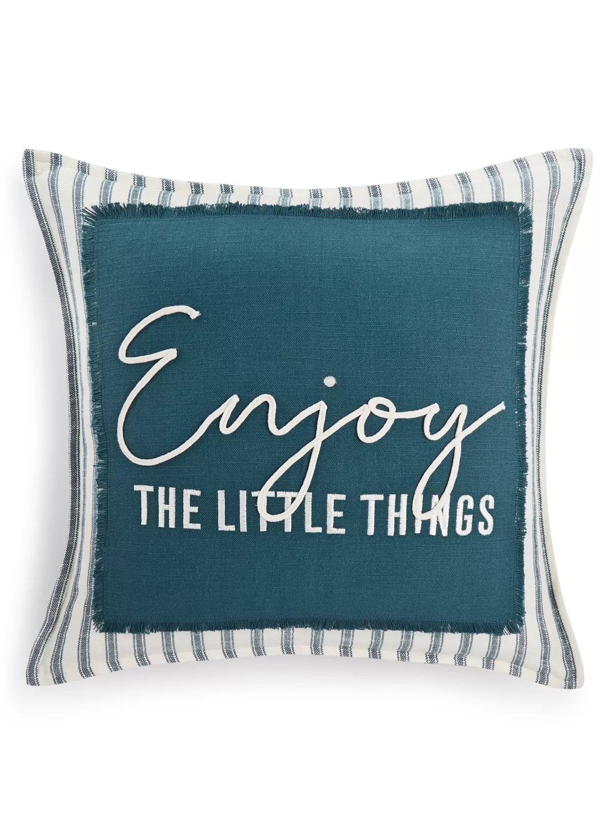 Lacourte Enjoy the Little Things Pillow – 20X20 Teal