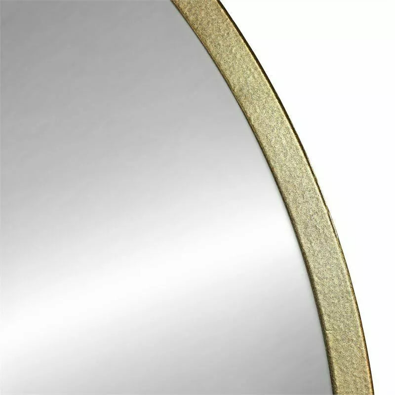 Stratton Home Decor Ava Round Mirror in Gold