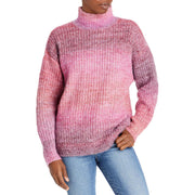 Aqua Womens Mock Neck Sweater
