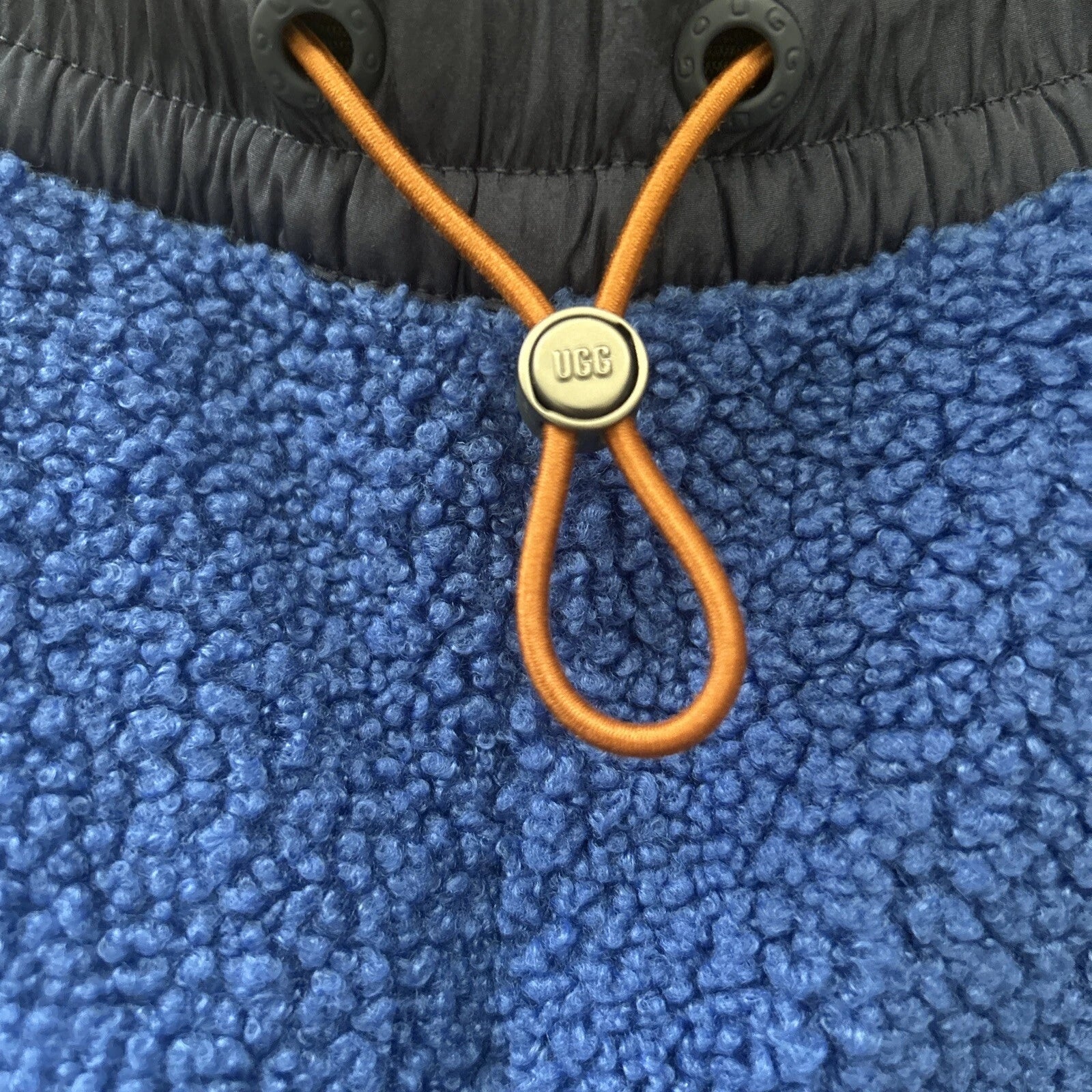 UGG Womens Kieren UGGfluff / Nylon Pant Fleece/Nylon Pants in Night Sky/Hardwood, Size