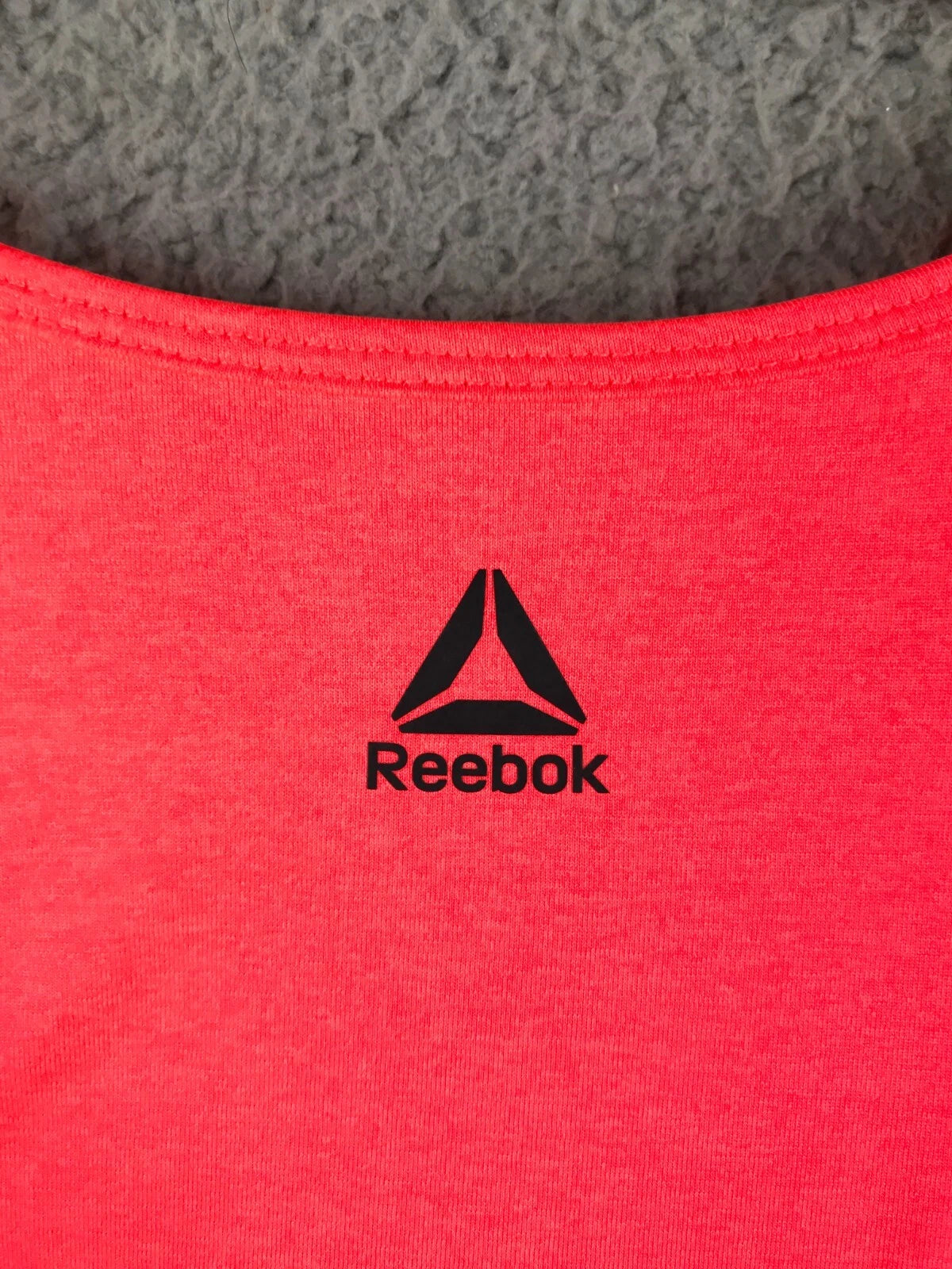 Reebok Girls Sleeveless Orange Tank Top, Size 12-14