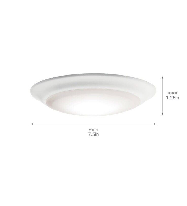 Kichler Lighting - LED Downlight - 1 Light Flush Mount - with Utilitarian