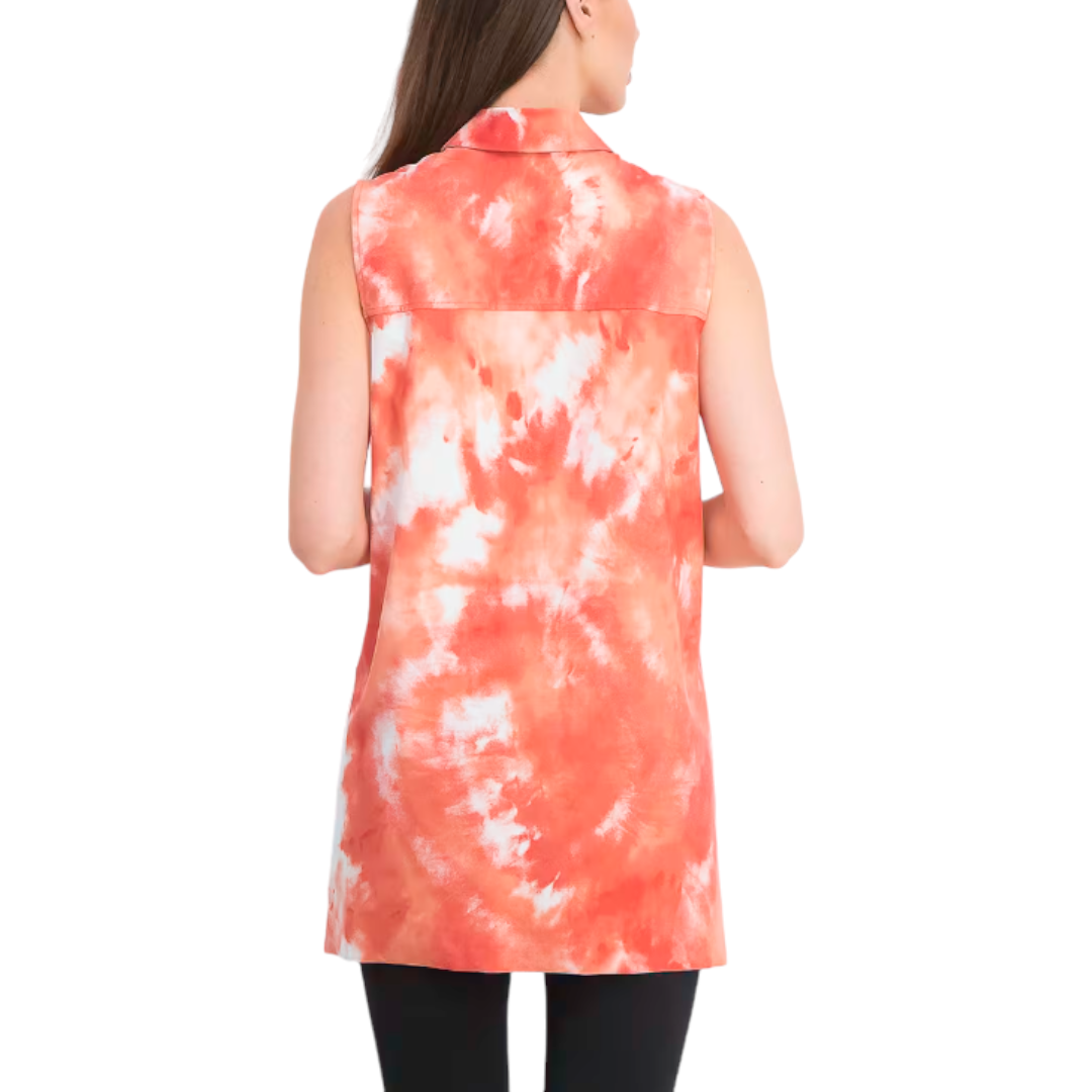 Alfani Women's Tie-Dye Sleeveless Blouse, Size M