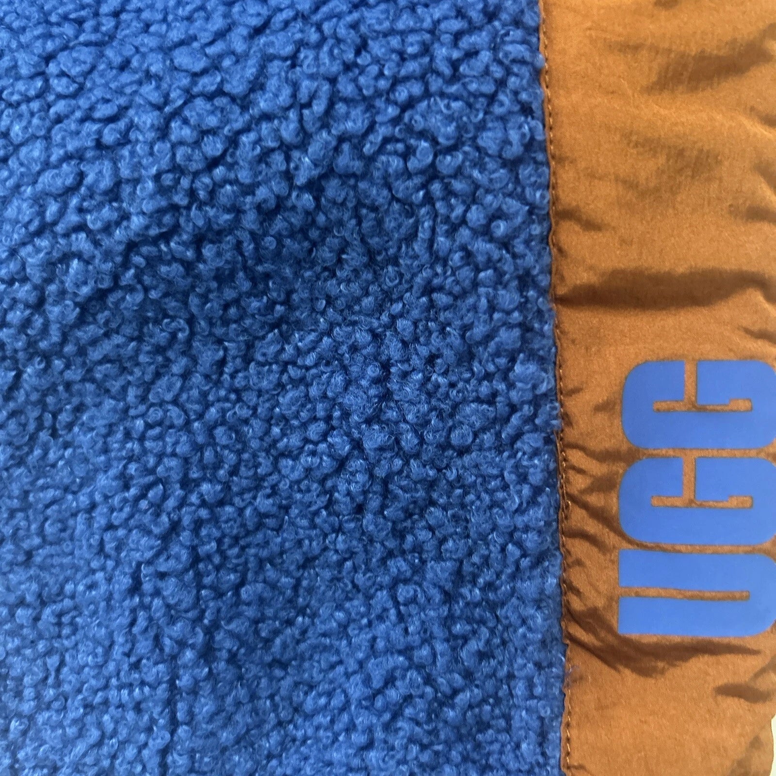 UGG Womens Kieren UGGfluff / Nylon Pant Fleece/Nylon Pants in Night Sky/Hardwood, Size