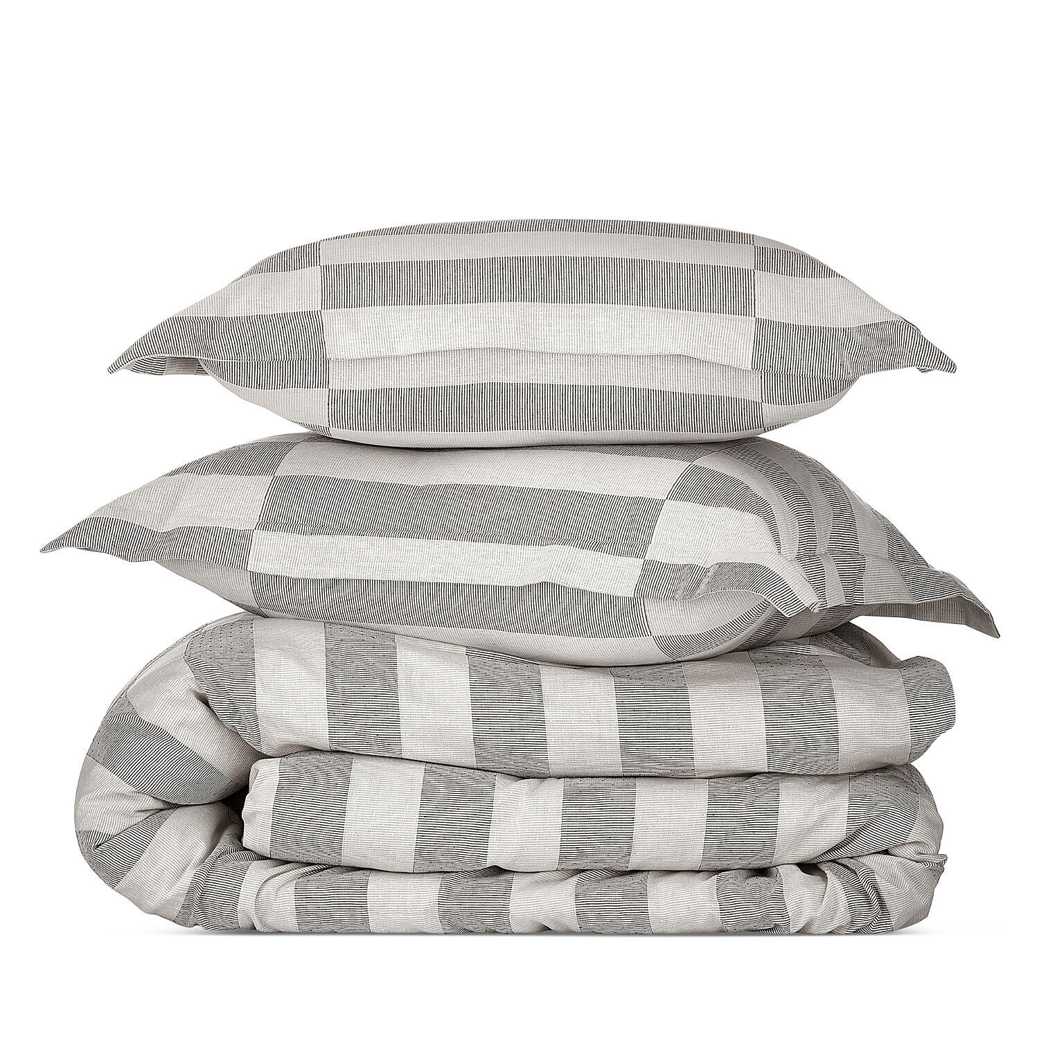 Nate Home by Nate Berkus Broken Dobby Stripe Duvet Cover Set