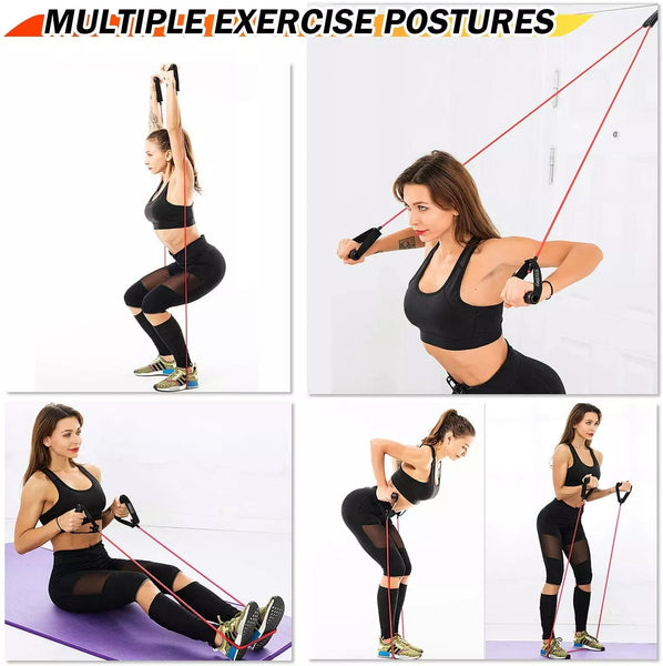 Exercise Resistance Bands With Handles, Comfortable and Non-Slip Handles With Do