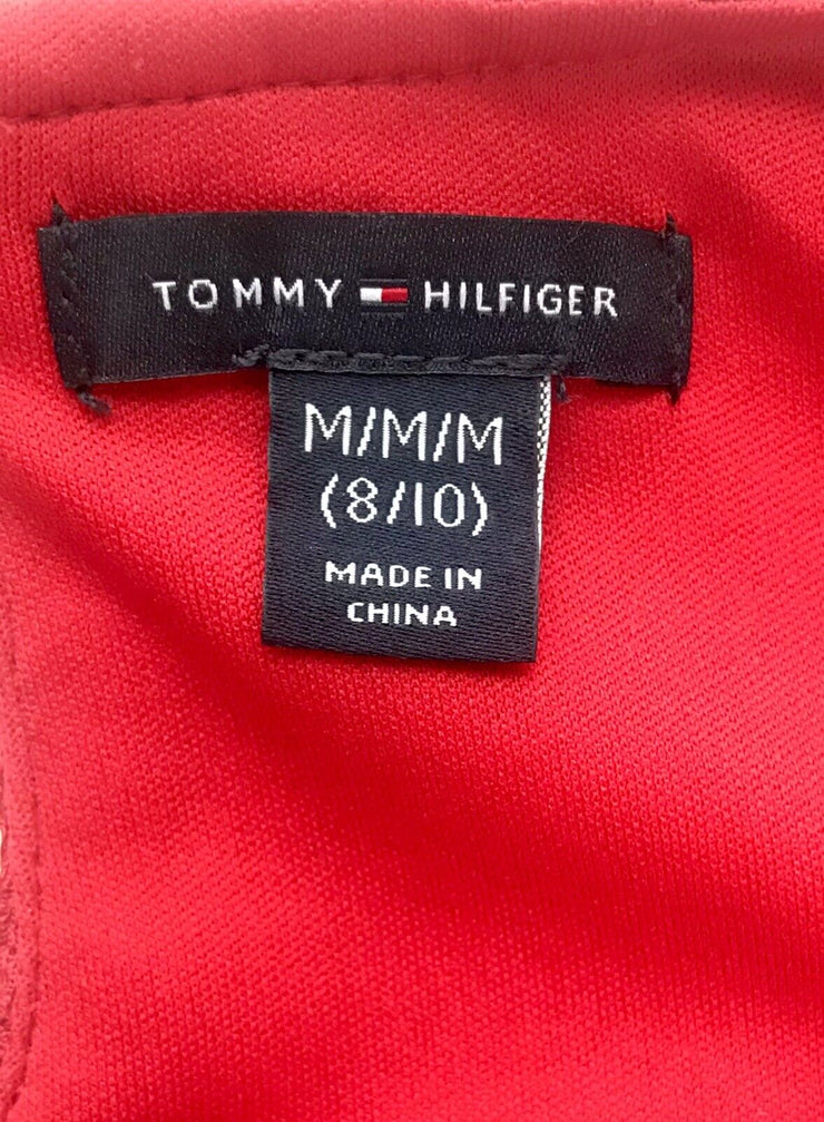 Tommy Hilfiger Kids Pleated Sleeveless Dress, Size Medium