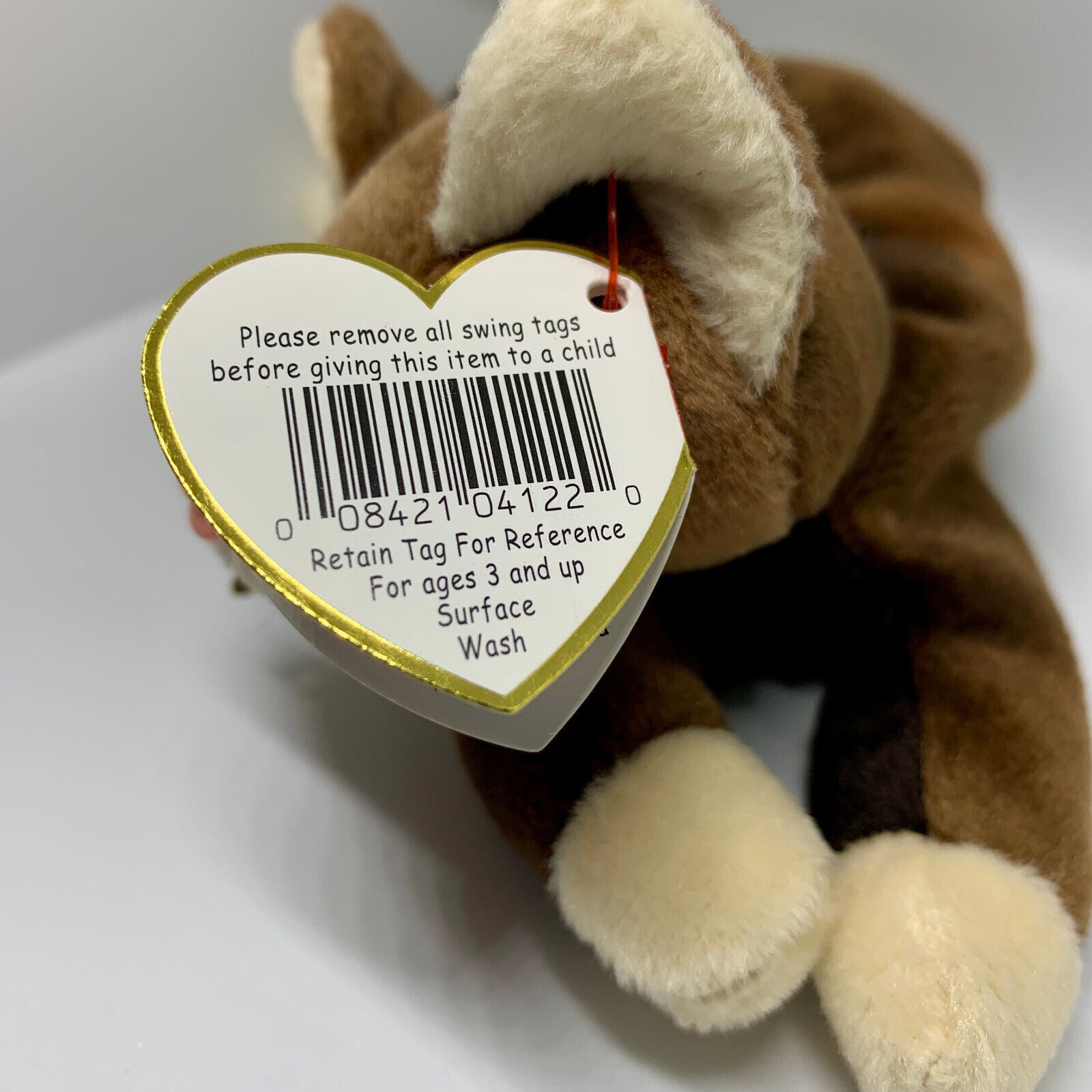 Ty Beanie Baby POUNCE the Cat 1997 with Tag Errors - RARE and RETIRED! 🔥 MINT!