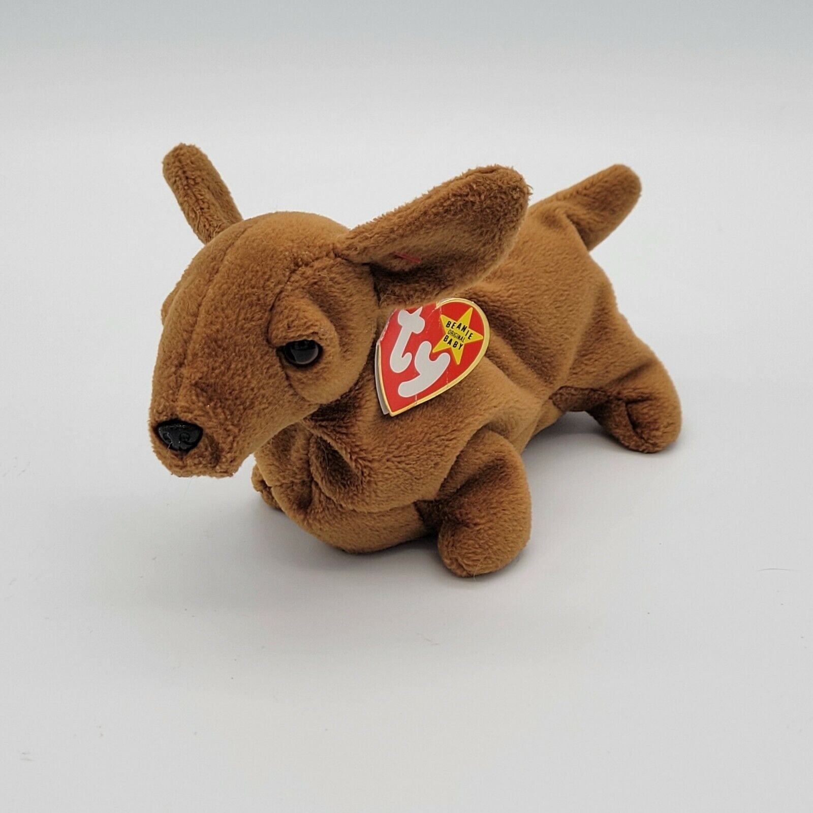 RARE Ty Beanie Baby Weenie the Dachshund w/Errors Waterlooville 4013 1995 PVC