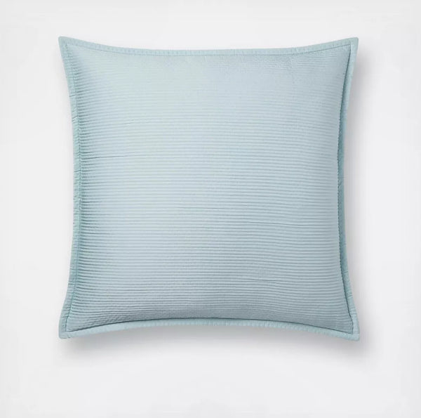 Lauren Ralph Lauren Spencer Matelasse Quilted Sham, European True Soft Teal