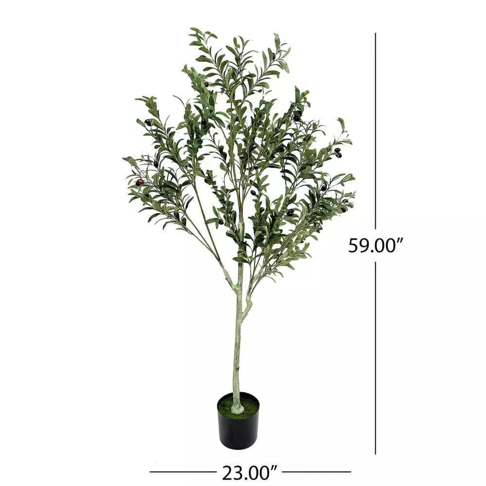 Noble House Tigue 5ft Artificial Olive Tree