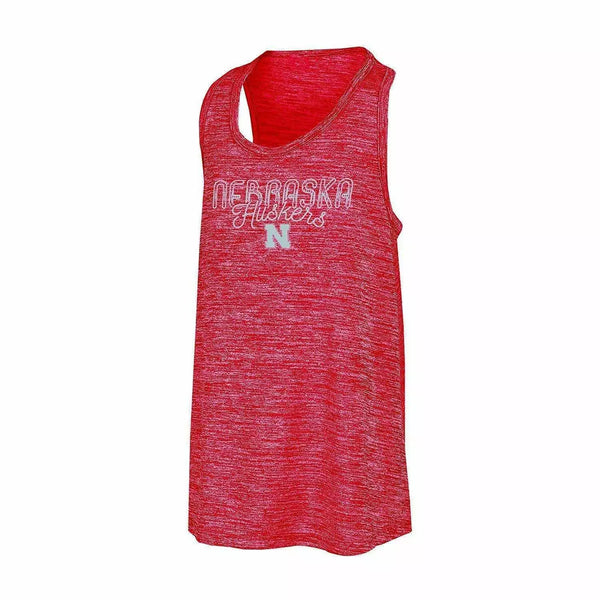 Champion NCAA Nebraska Cornhuskers Girls Tank Top with Scoop Neck, Size Large