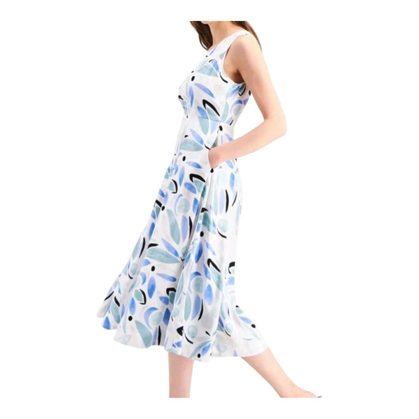 Alfani Printed Fit Flare Dress Dynamic Dance