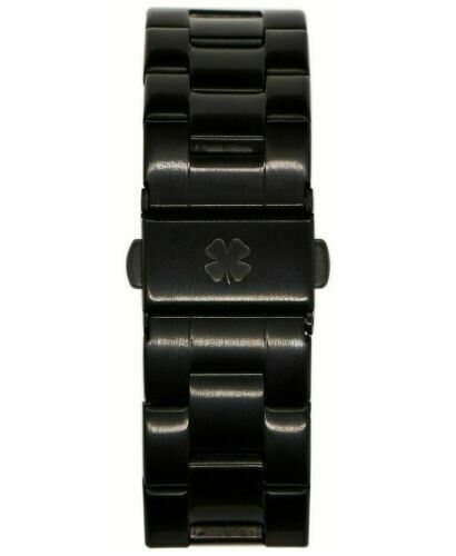 Lucky Brand Mens Jefferson Black Stainless Steel Bracelet Watch 38mm - Black