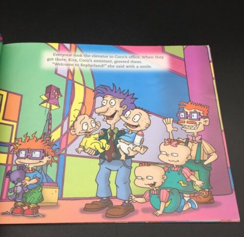 Nickelodeon Rugrats “Babies in Reptarland” Picture Book Vintage 2000