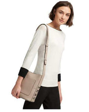 Dkny Bedford Mastrotto Leather Bucket Bag