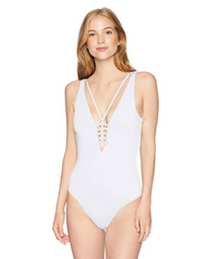 ONeill Womens Salt Water Solids Macrame One Piece Swimsuit,Various Sizes
