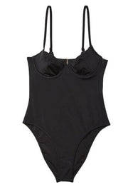 Victorias Secret Swim Essential Wicked One-Piece Swimsuit, Black, Size Large