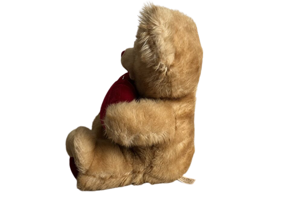 18In,  Dan Dee I Love You Teddy Bear 2010 Collectors Choice Brown Plush Stuffed