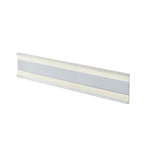 Azar Displays 8.5 W x 2 H Adhesive-back Acrylic Wall Nameplate, 10-Pack