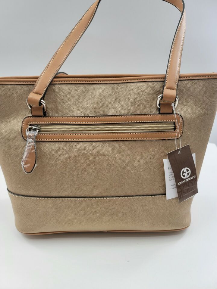 Giani Bernini Faux Saffiano Leather Tote