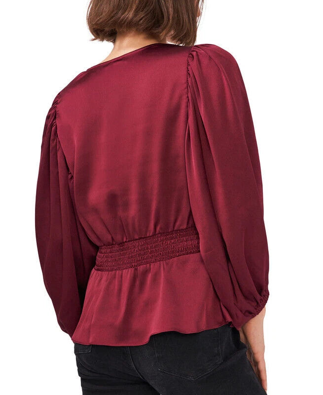 Vince Camuto Peplum Blouse, Size Medium