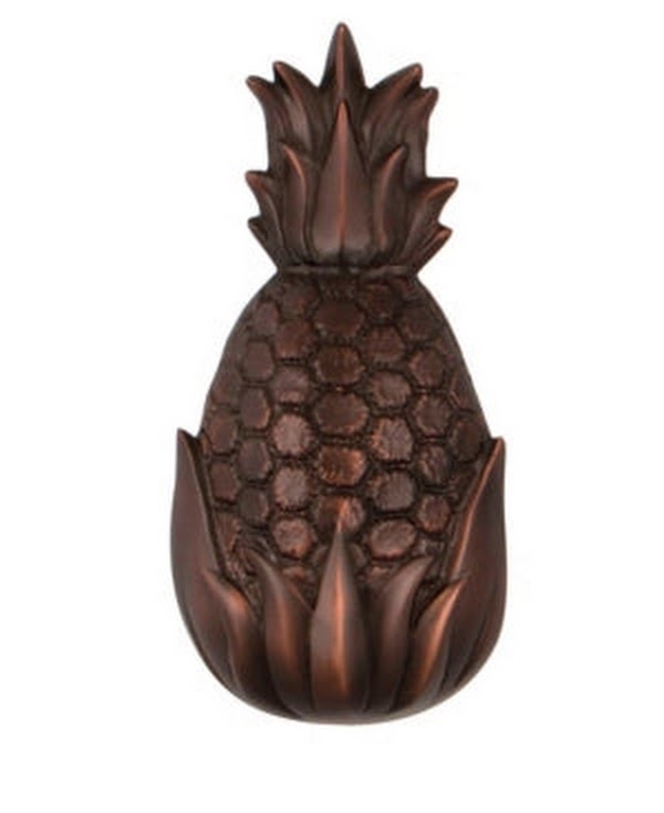 Michael Healy Oiled Bronze Hospitality Pineapple Door Knocker