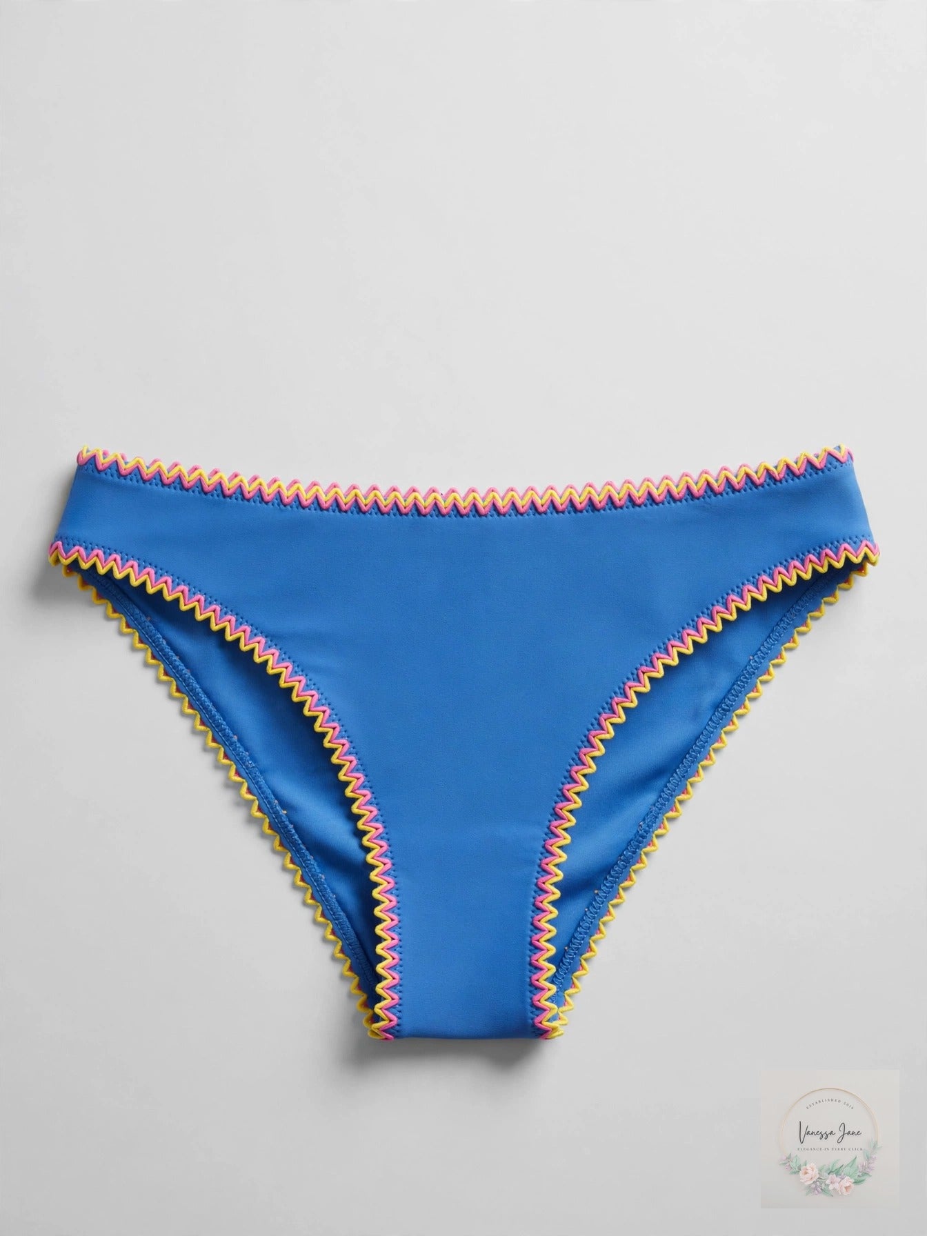 SALT + COVE Stitched Colorblocked Bikini Bottom, Size XL