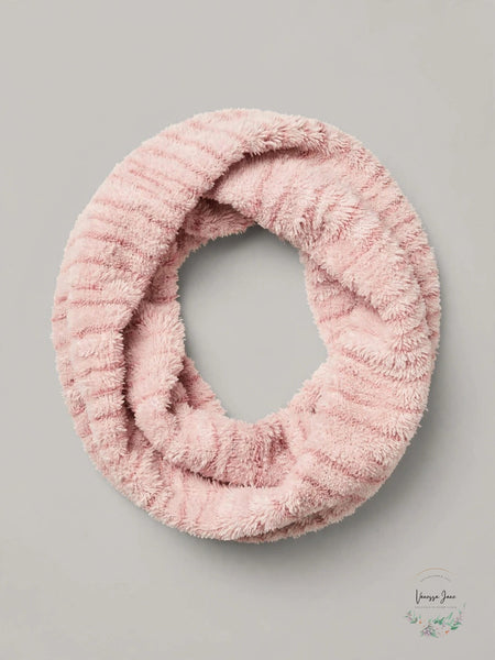 BCBGeneration Space-Dyed Loop Scarf - Blush Pink, One Size