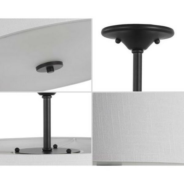 Progress Lighting Inspire 18 Inch 3 Light Semi Flush Mount Inspire - P350167-143