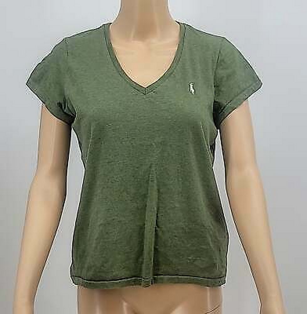 Polo Ralph Lauren Womens V-Neck T-Shirt Size Small