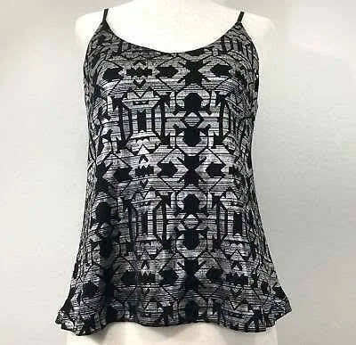 Material Girl Womens Rocker Tribal Print Tank Top, Size Small