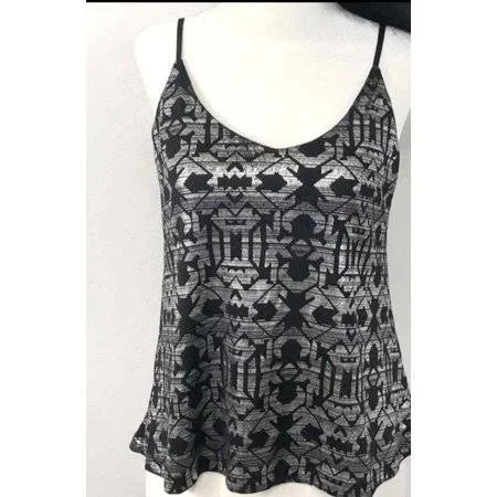 Material Girl Womens Rocker Tribal Print Tank Top, Size Small