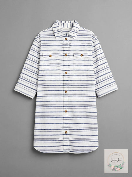 Dotti Baja Striped Cover-up stock photo