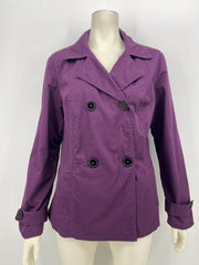 Merona Womens  Purple Light Weight Jacket, Sie Large