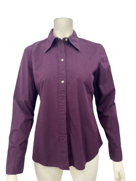 GAP Womens Long Sleeve Button-Down Blouse Easy Shirt