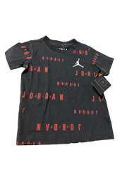 Jordan Air Boys Printed T-shirt,  Black, Size 3T