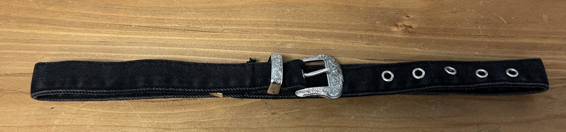 Western Buckle Jean Black Belt, 34in