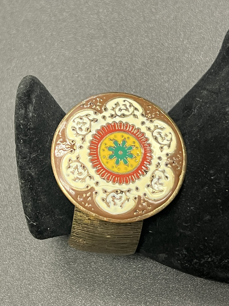 Bohemian Delight: Vintage Mandala Bracelet, a Tapestry of Timeless Beauty