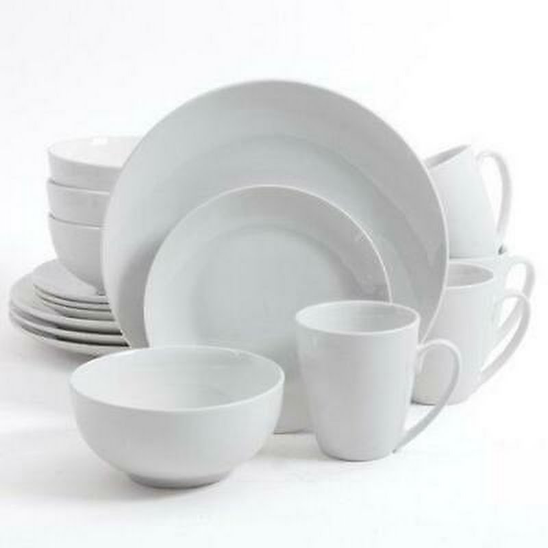 Gibson Home Ogalla 16-Piece Dinnerware Set-White