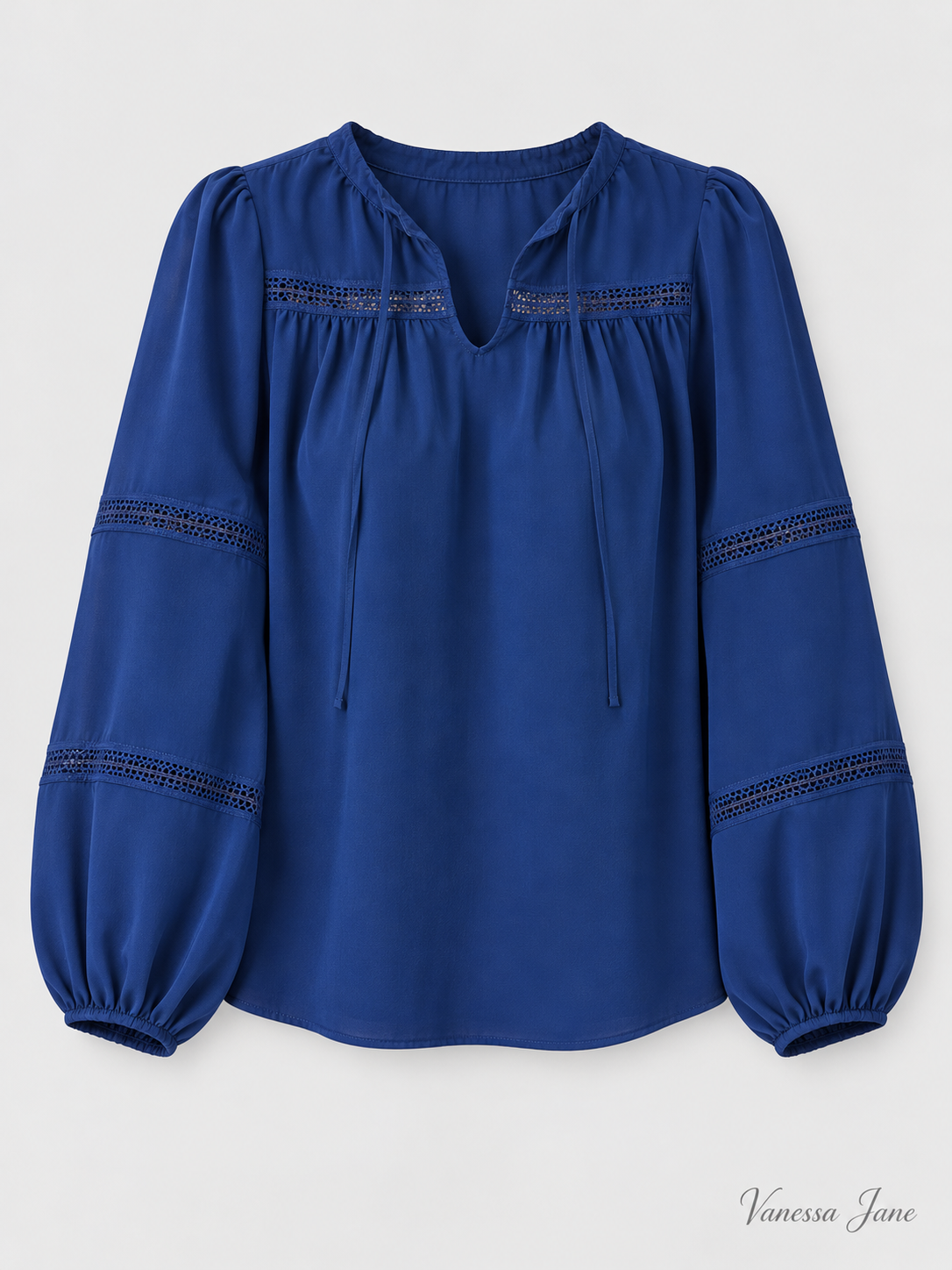 Navy blouse product view