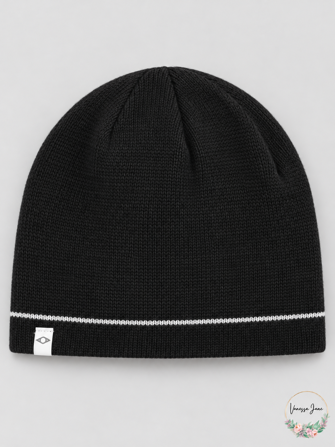 Vanessa Jane Alfani Mens Reflective Beanie One Size black stock 20261019b