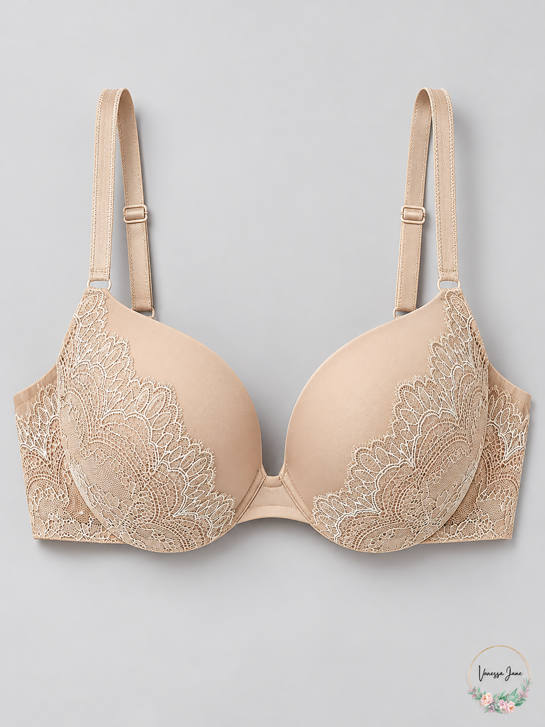 Vanessa Jane B.temptd Wink Worthy Push up Bra 958221 - Au Natural/Size 34A au-natural stock 20261019b