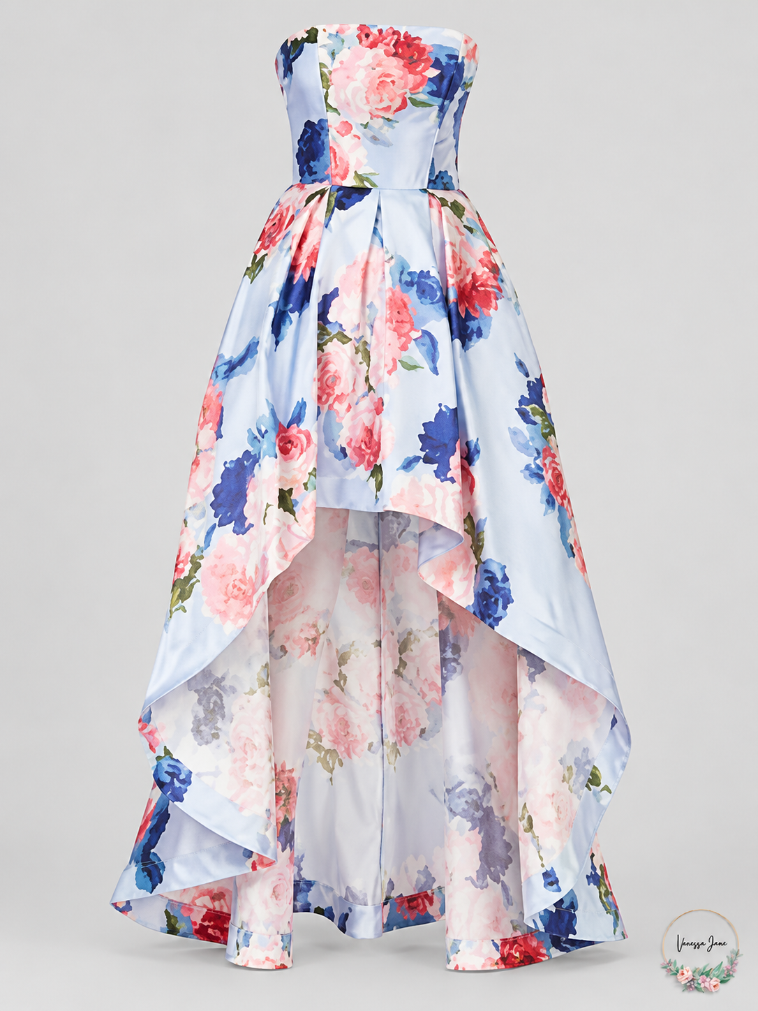 Speechless Juniors Floral High-Low Gown - Damaged Zipper — stock
